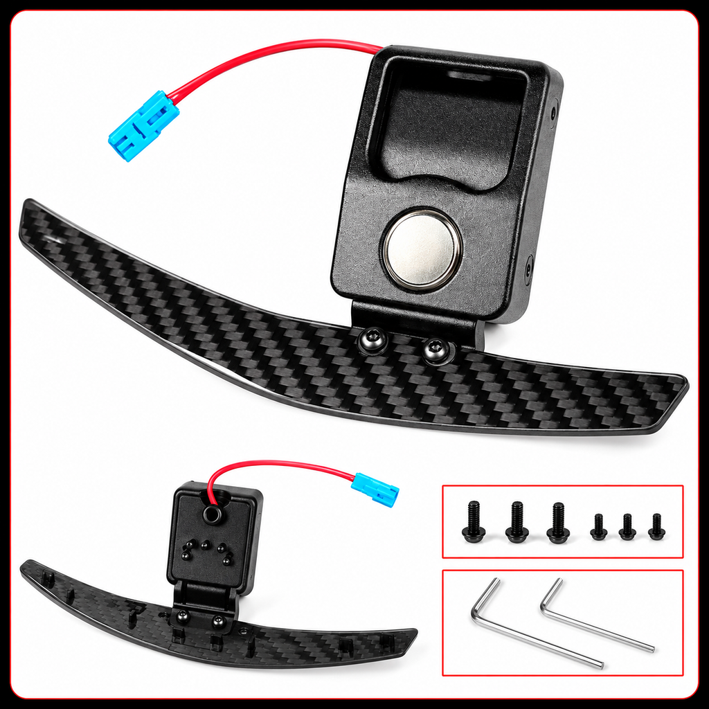 Palanca de cambios magnética de repuesto de fibra de carbono para BMW G20 G22 G87 G80 G82 V2