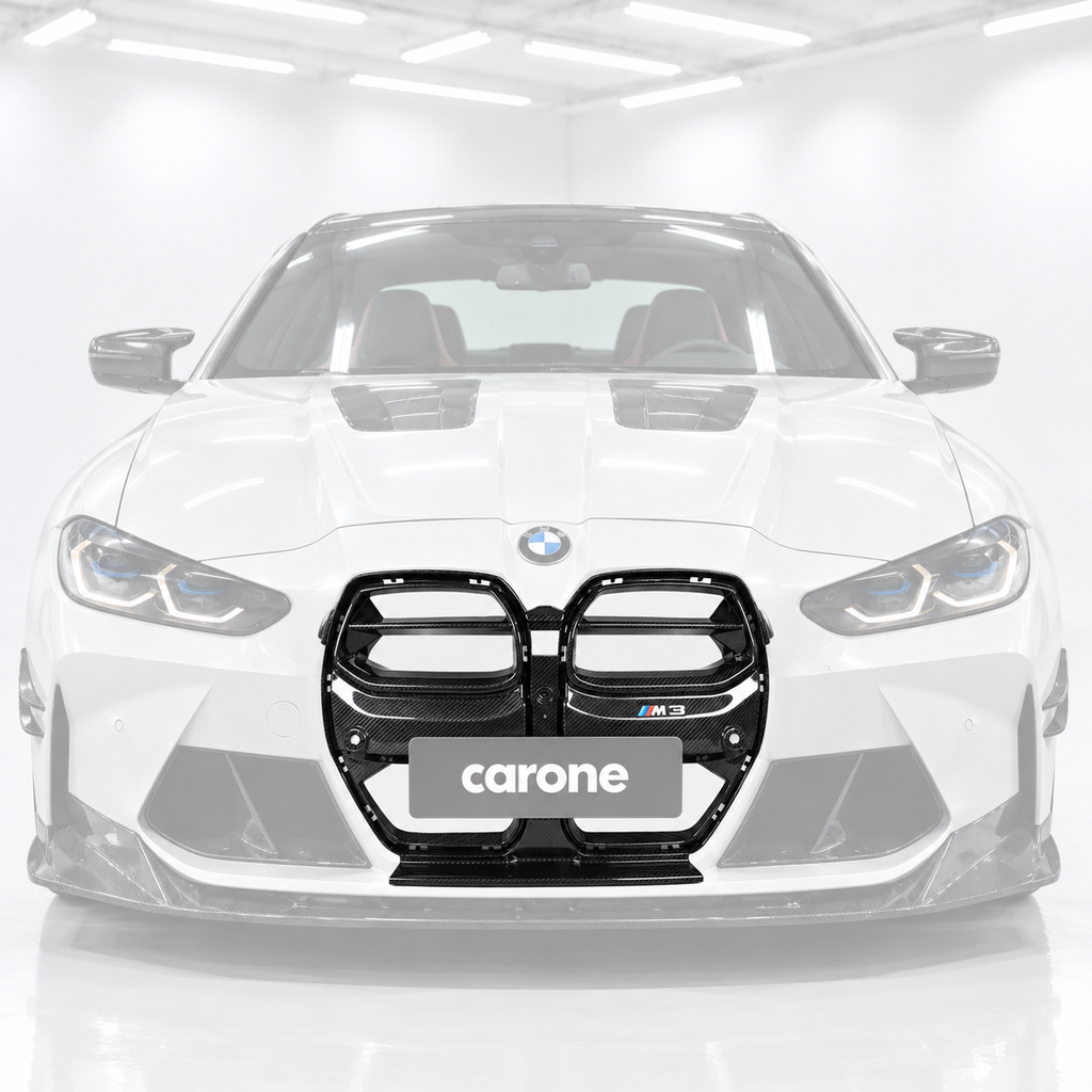 PARRILLA DELANTERA DE FIBRA DE CARBONO PREIMPREGNADA PARA BMW M3 G80 M4 G82 G83 2021-2026