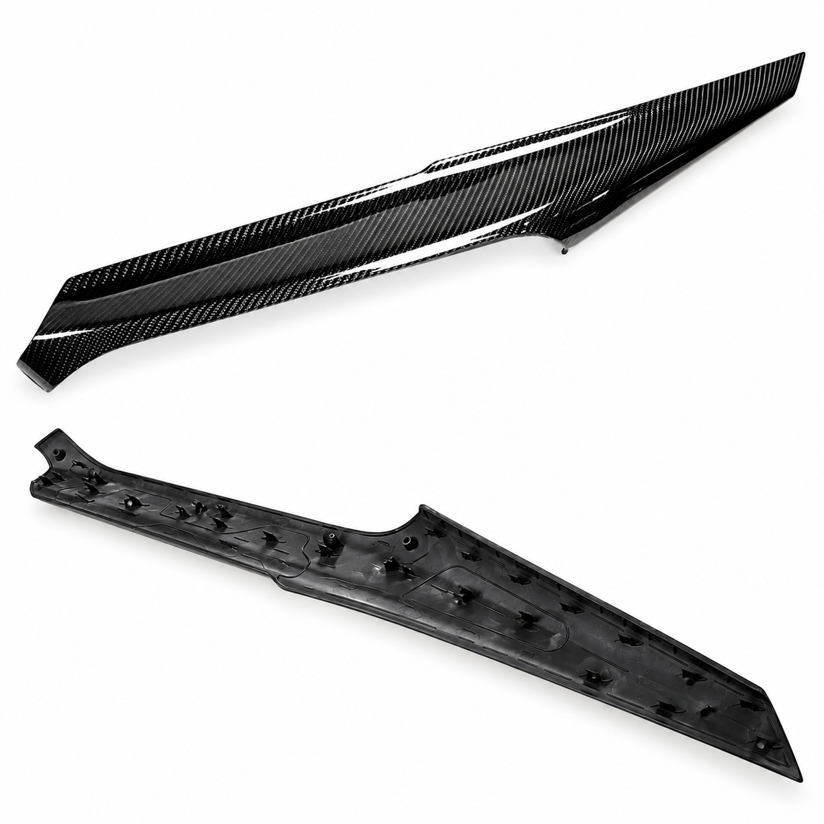 Kit de molduras de consola interior para tablero de instrumentos de fibra de carbono de 6 piezas BMW G8X G2X G42 2025-26
