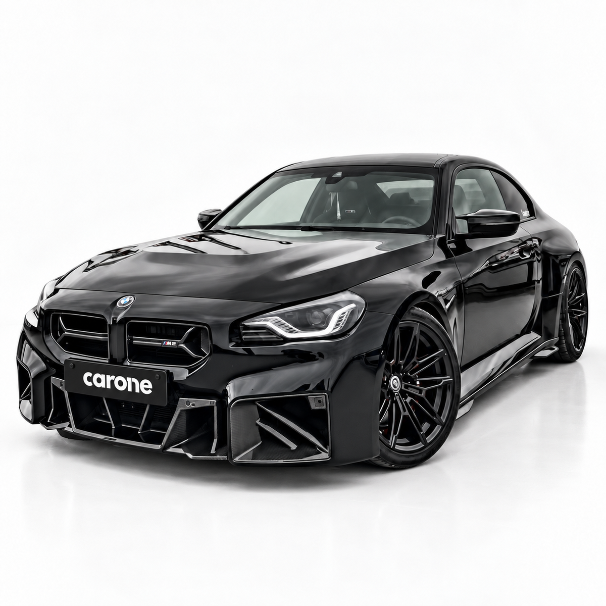 BMW G87 M2 ESTILO CSL 23-26 FIBRA DE CARBONO REAL NARIZ DELANTERA RIÑÓN REJILLA