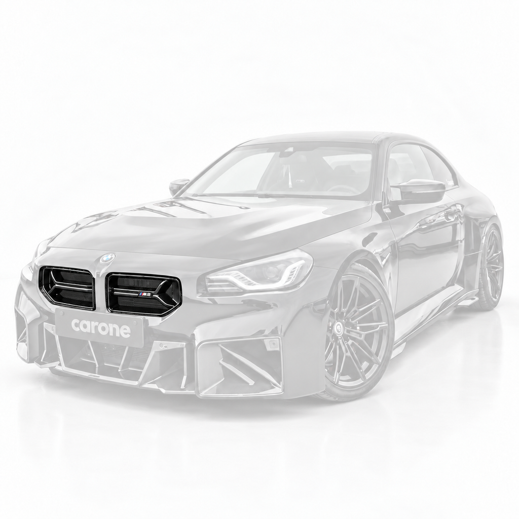 BMW G87 M2 ESTILO CSL 23-26 FIBRA DE CARBONO REAL NARIZ DELANTERA RIÑÓN REJILLA