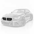BMW G87 M2 ESTILO CSL 23-26 FIBRA DE CARBONO REAL NARIZ DELANTERA RIÑÓN REJILLA