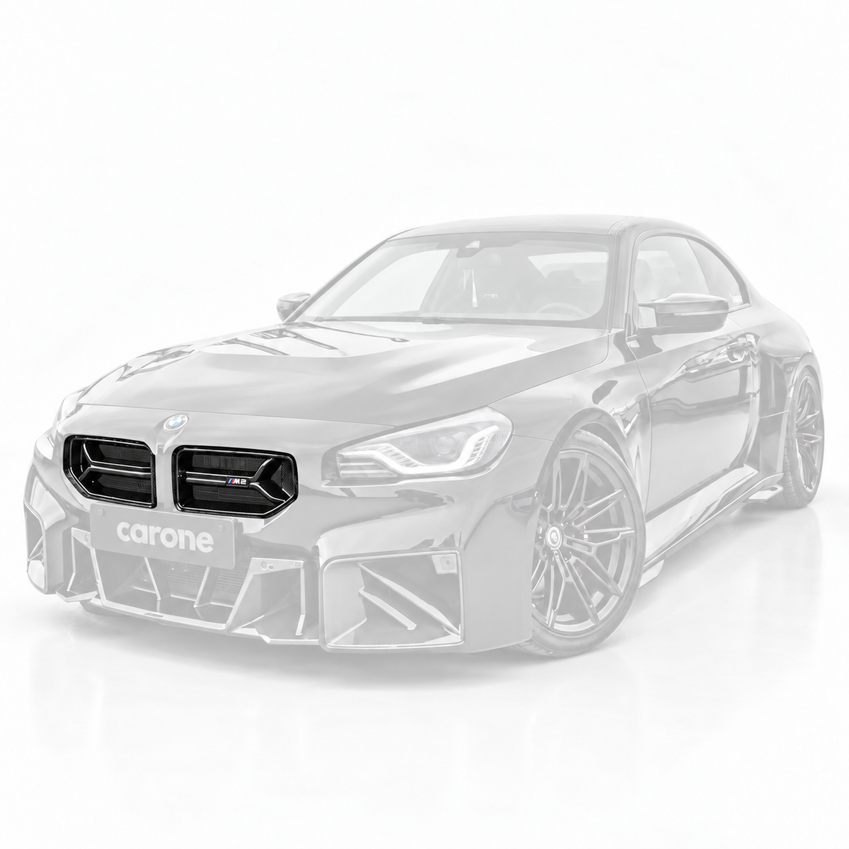 BMW G87 M2 ESTILO CSL 23-26 FIBRA DE CARBONO REAL NARIZ DELANTERA RIÑÓN REJILLA