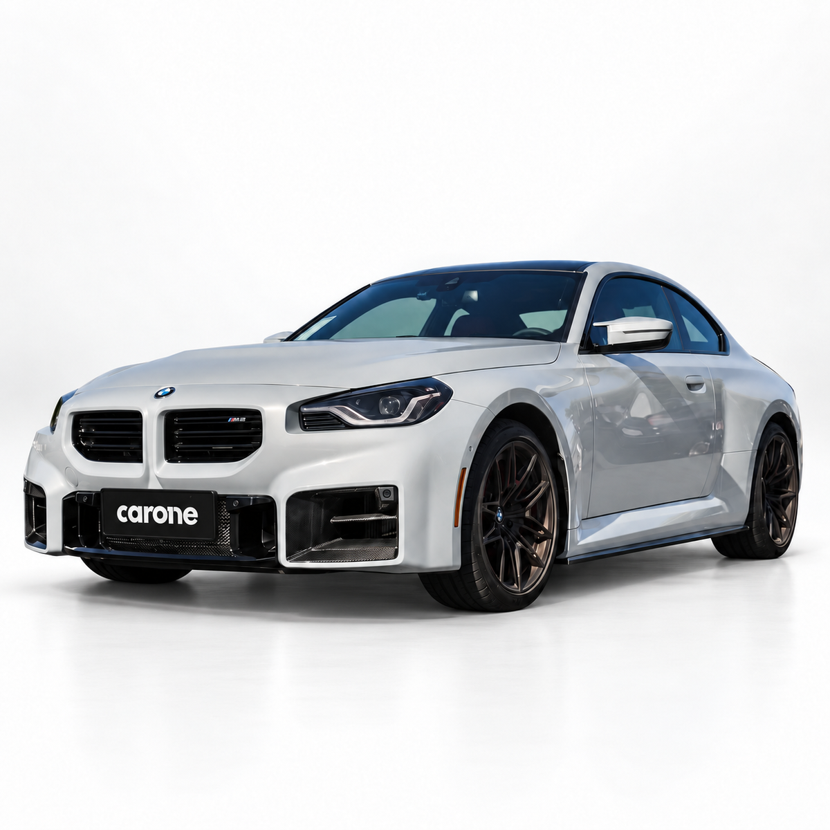 PARA BMW G87 M2 FIBRA CARBONO PARACHOQUES DELANTERO AIRE VENTILACIÓN ENTRADA MOLDURA CUBIERTA 2023-26