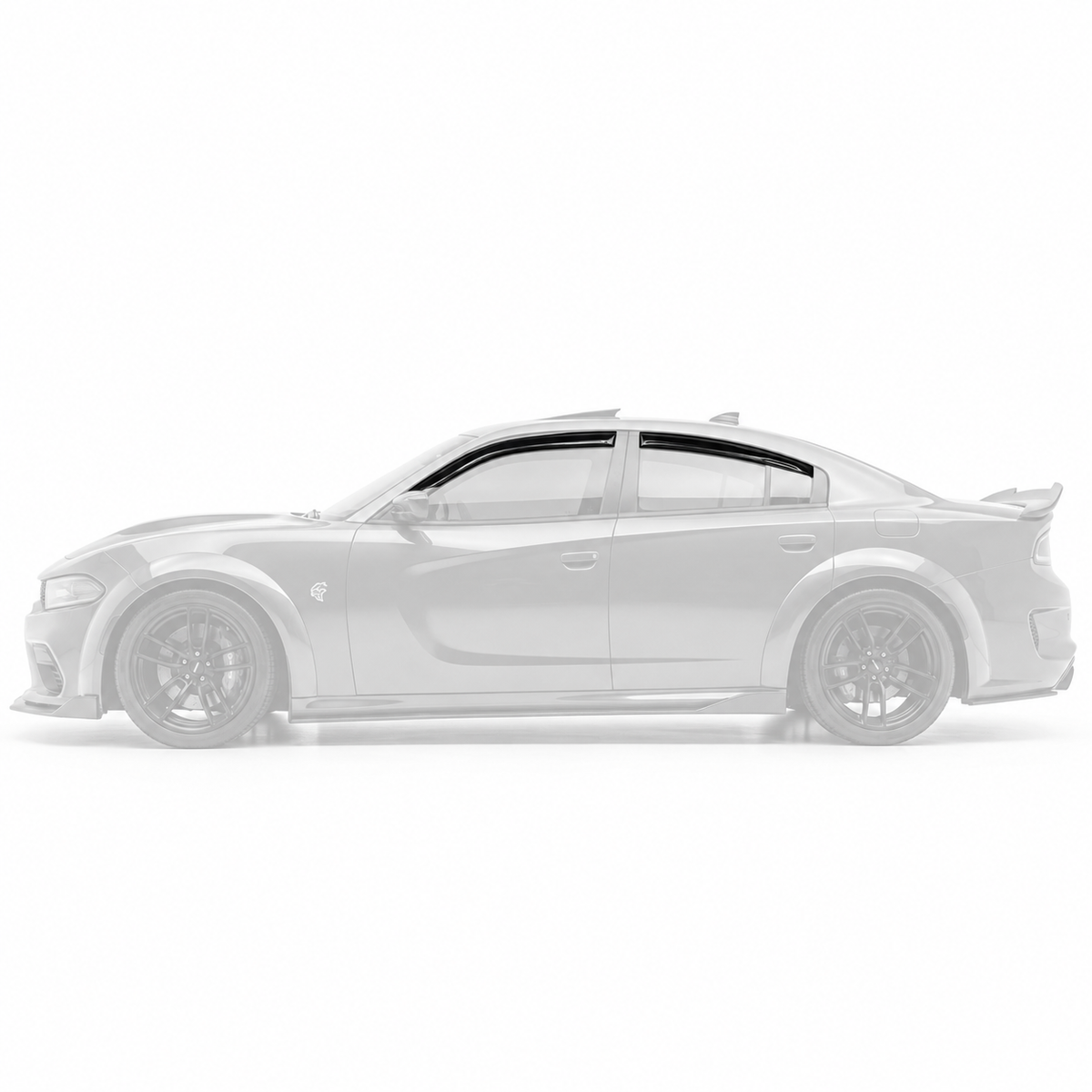 DODGE CHARGER 2011-2023 ESTILO M 3D AERO ONDULADO VENTANA VISERA PROTECTOR CONTRA LA LLUVIA