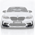 PARA BMW F87 M2 CTM 19-2021 2 ALETAS DE FIBRA DE CARBONO PARA PARACHOQUES DELANTERO SEPARADORES CONDUCTOS DE AIRE