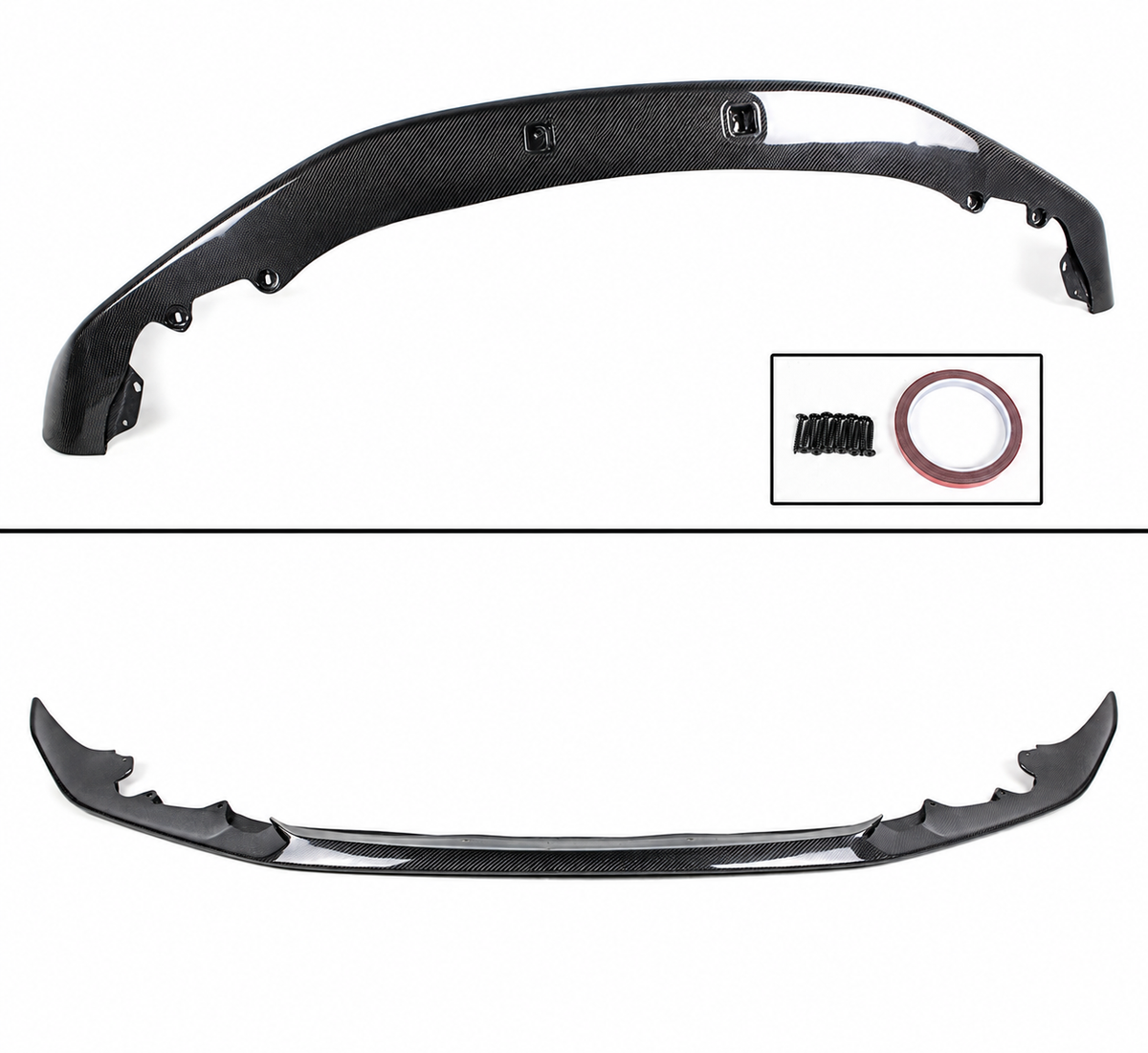 LABIO DE PARACHOQUES DELANTERO DE FIBRA DE CARBONO PARA BMW F87 M2 COMPETITION 19-21