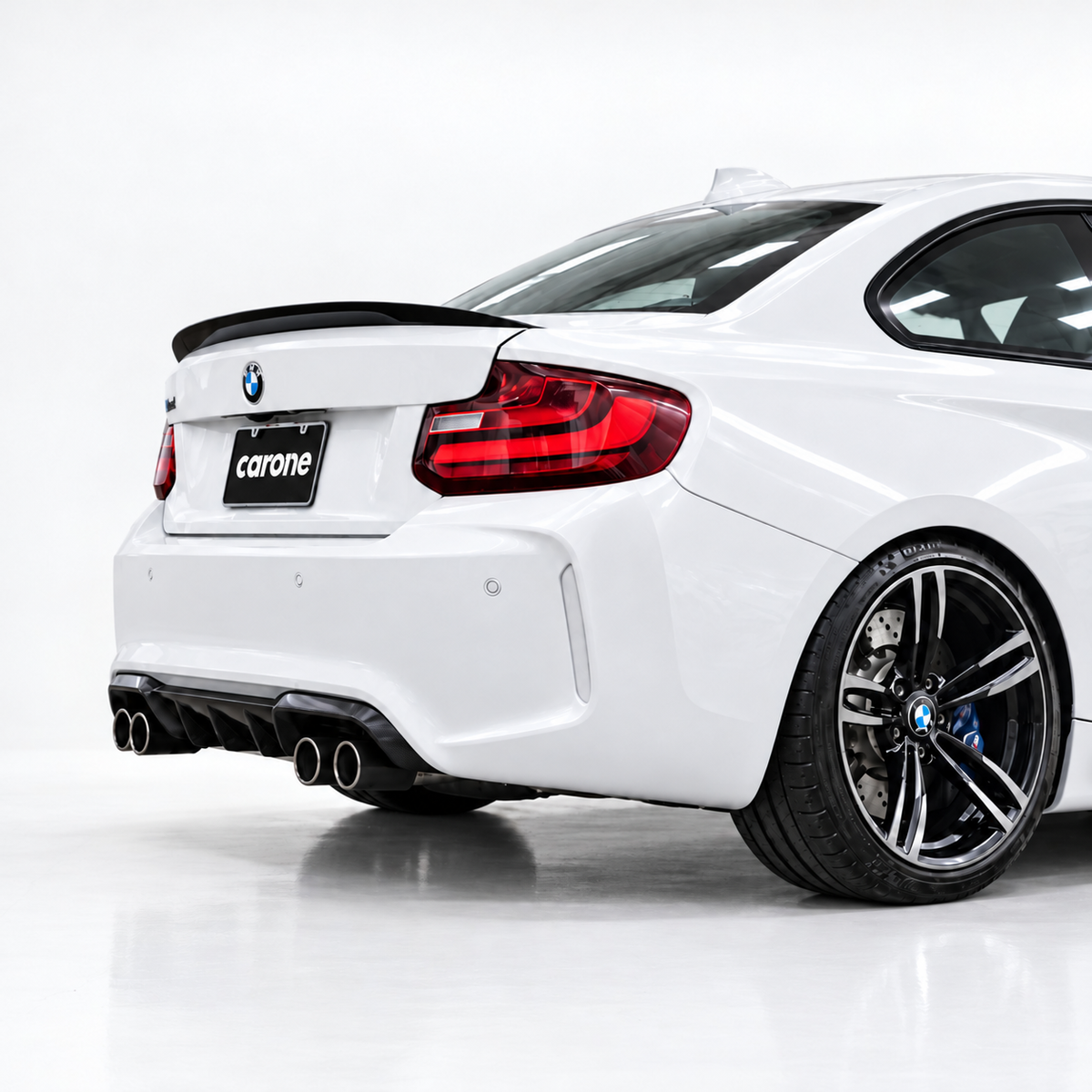 PARA BMW F87 M2 2016-2021 FIBRA DE CARBONO PARACHOQUES TRASERO DIFUSOR