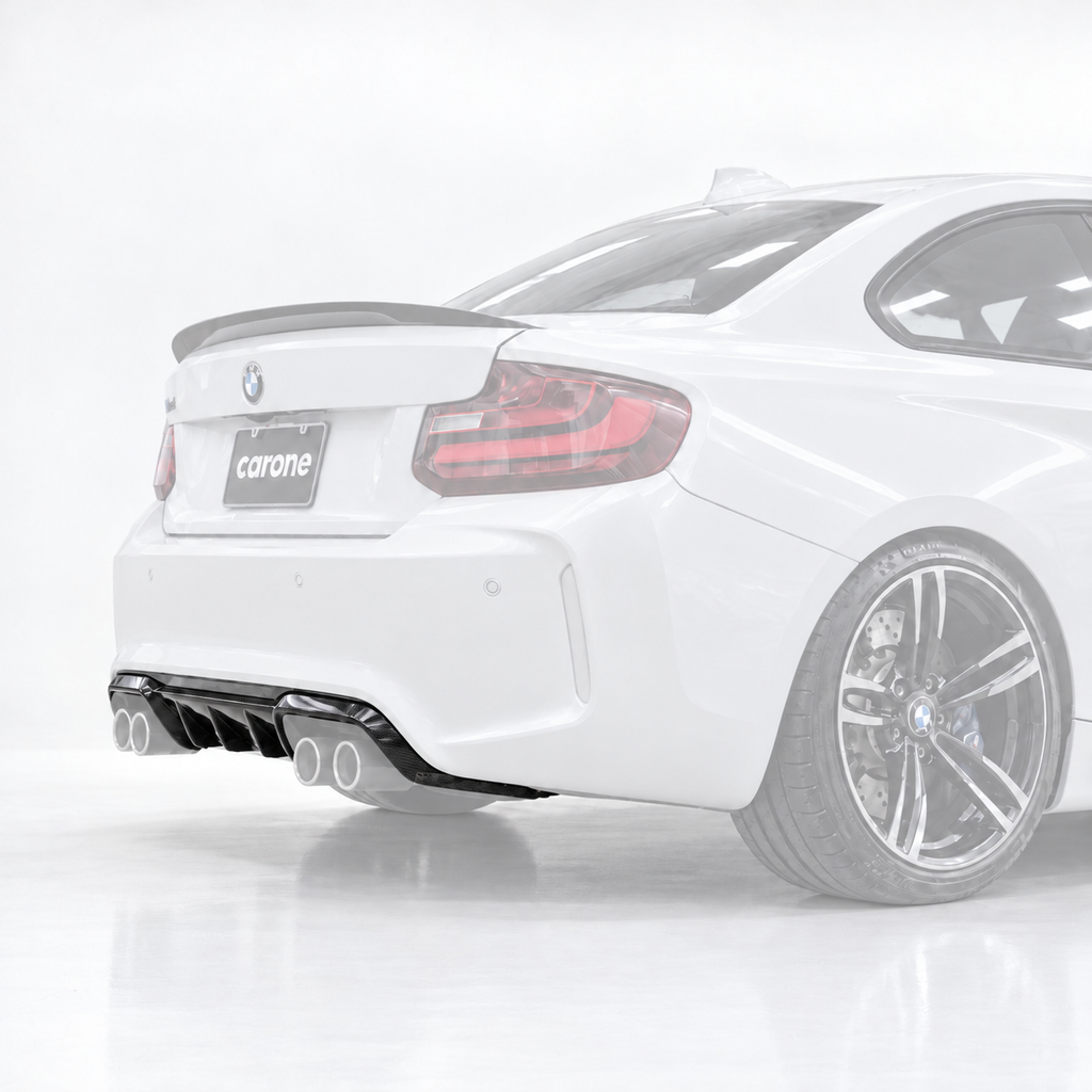 PARA BMW F87 M2 2016-2021 FIBRA DE CARBONO PARACHOQUES TRASERO DIFUSOR