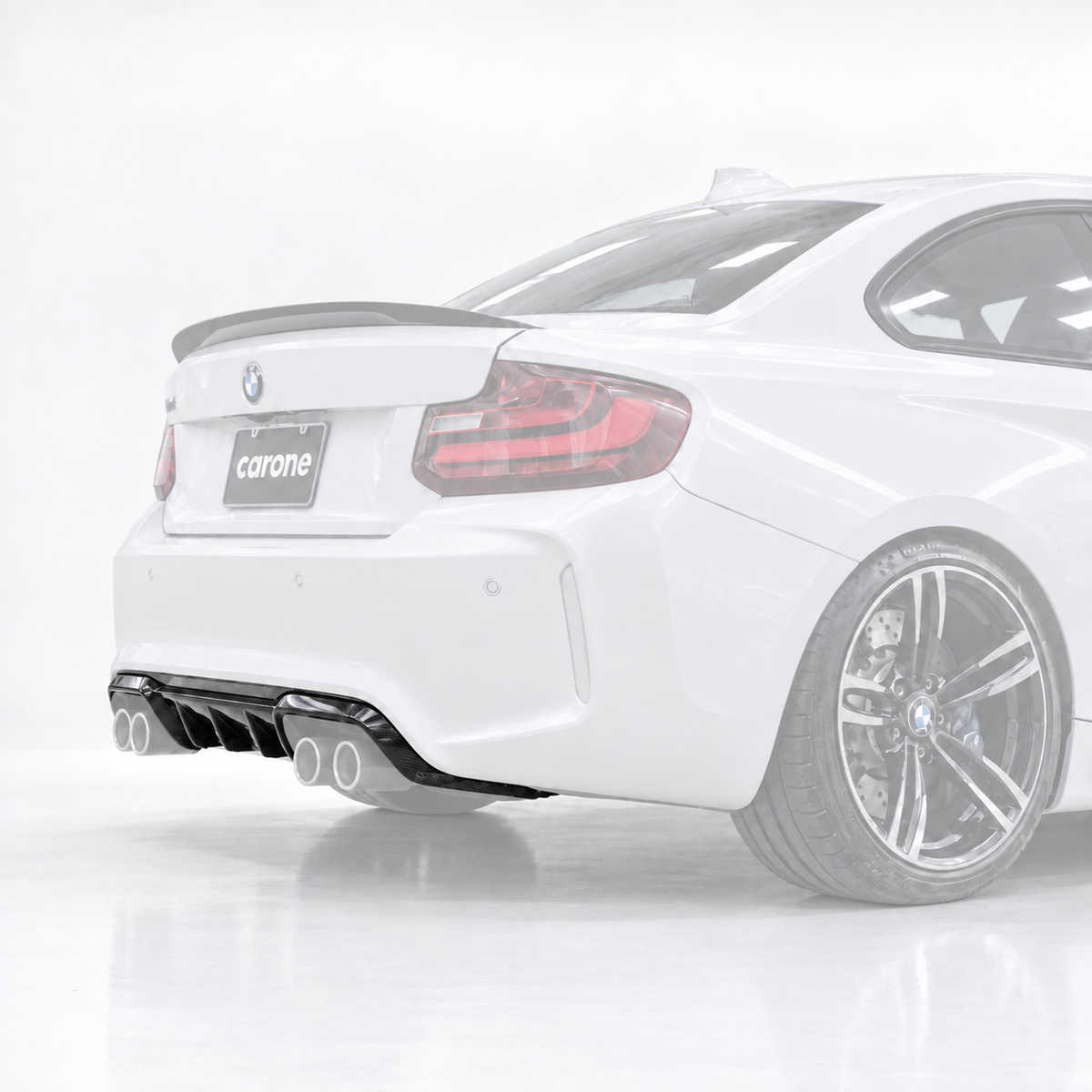 PARA BMW F87 M2 2016-2021 FIBRA DE CARBONO PARACHOQUES TRASERO DIFUSOR