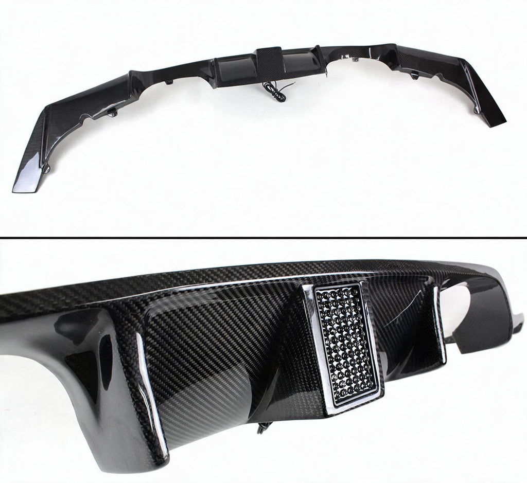 PARA BMW F80 M3 F82 F83 M4 FIBRA CARBONO LED LUZ FRENO DIFUSOR PARACHOQUES 15-2020