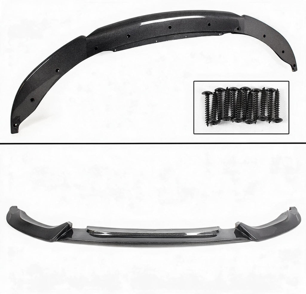 PARA BMW F80 M3 F82 F83 M4 V2 FIBRA CARBONO PARACHOQUES DELANTERO LABIO + DIVISORES 2 PIEZAS