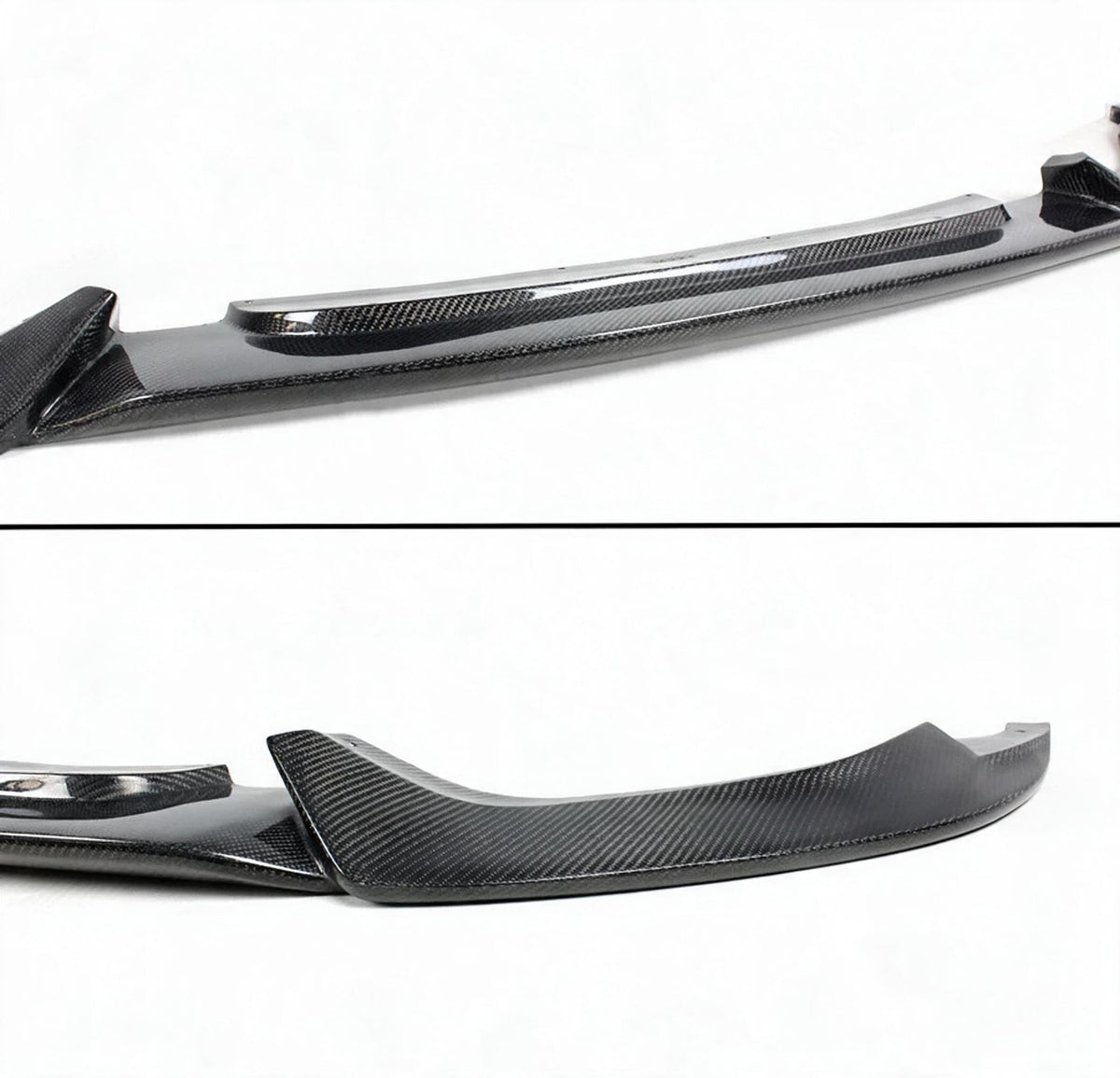 PARA BMW F80 M3 F82 F83 M4 V2 FIBRA CARBONO PARACHOQUES DELANTERO LABIO + DIVISORES 2 PIEZAS